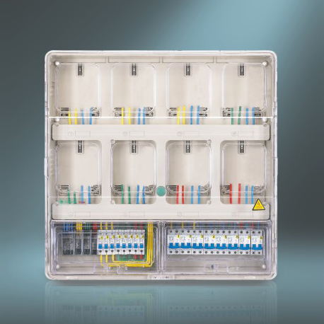 MF-J801AD 單相八位電子式電表箱上下結構